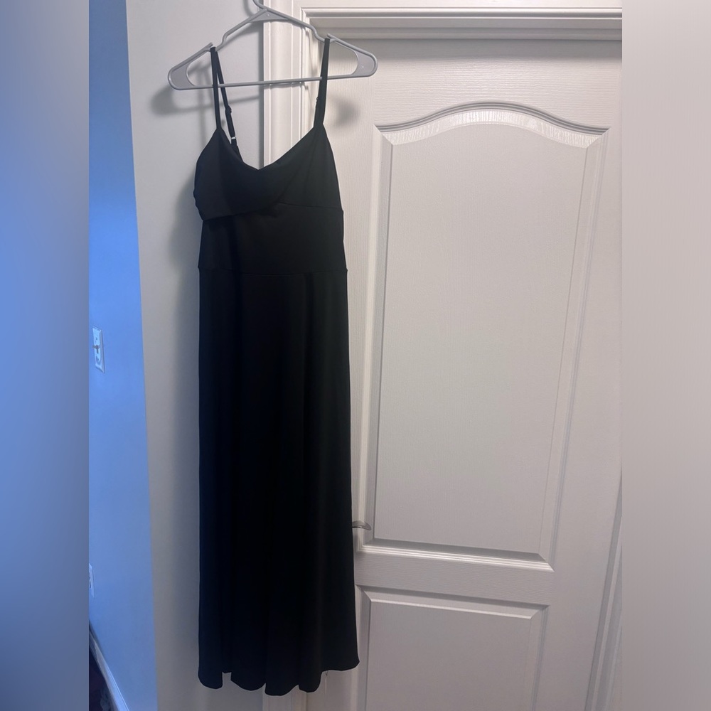 Halara U Back Twisted Flare Flowy Maxi